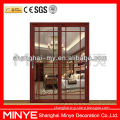 Factory Price Wood grid door /Wooden Window Frames Designs/Office Use Wood Grain Finish Aluminum Window